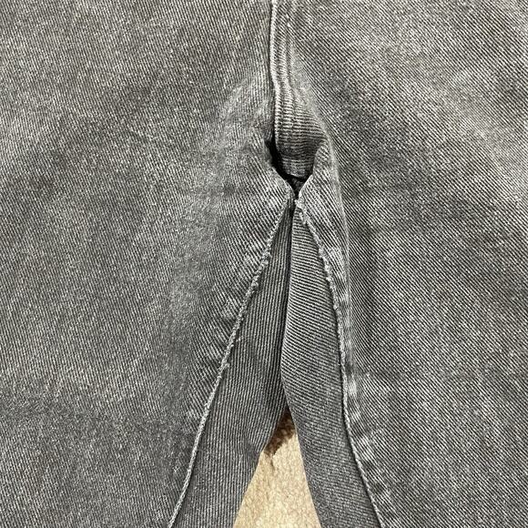 VTG Lee High Rise Black Tapered Jeans 30x30 Women’s Made in USA Size 12 - Picture 2 of 10